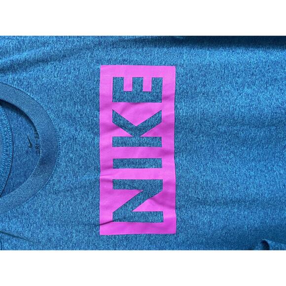 Ladies Nike Dri Fit Tank Crew Neck Training Activewear Medium - Picture 2 of 7